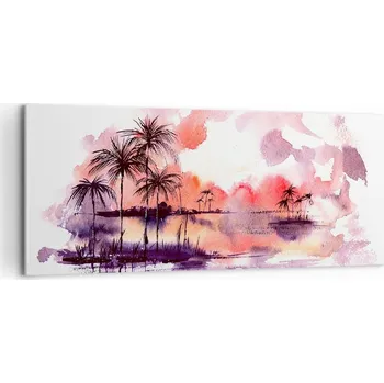 Obraz Foto obraz na plátně 100x40 krajina obývací pokoj ložnice na zeď velký