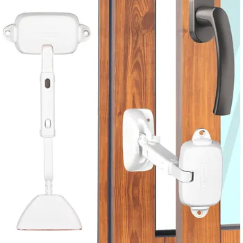 Příslušenství pro čtečku elektronické knihy Nastavitelné okenní zabezpečení bílé, 9-13,5 cm