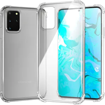 Pouzdro na mobilní telefon Zadní Kryt Hello Case pro Samsung Galaxy S20 Plus bezbarvý