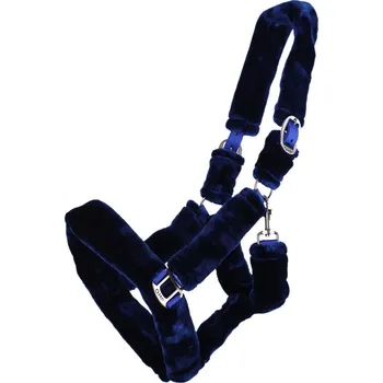 Vybavení pro koně Ohlávka QHP Alaska, tmavě modrá, Cob