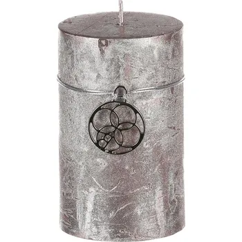 Svíčka Svíčka vánoční, světle fialová barva. 245g vosku.