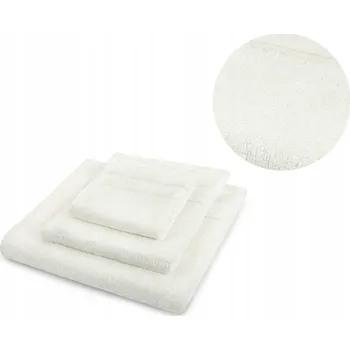 Ručník Hustý bavlněný ručník krémový VELVET 50x90 cm