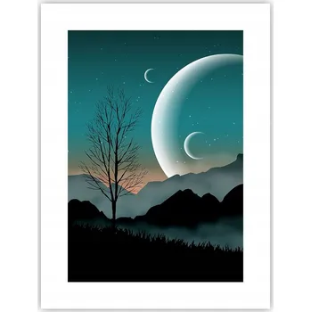 Obraz Obraz plakát do obýváku ložnice 30x40 abstrakce plakáty na zeď bez rámu