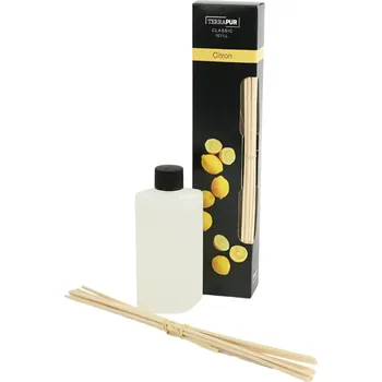 Aroma difuzér Textilomanie Tyčinkový aroma difuzér TERRAPUR LEMON 90 ml