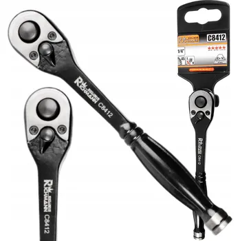 Ráčna RICHMANN C8412 Ráčna černá 1/4" 45 zubů