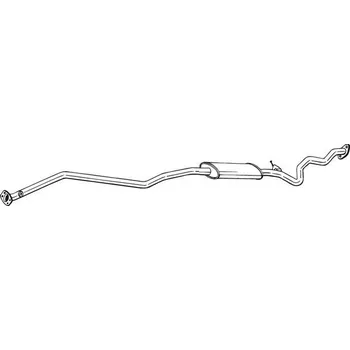 Tlumič výfuku Střední tlumič výfuku BOSAL 293-011