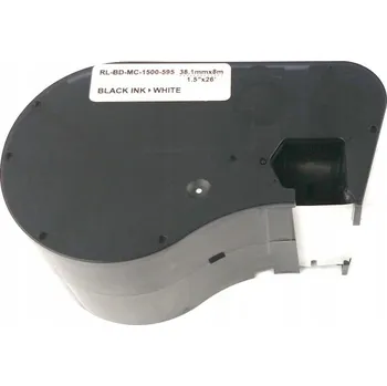 Pásek do tiskárny Páska - BRADY MC-1500-595-WT-BK, 143374 - bílá - černý tisk - kompatibilní