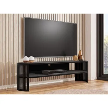 Televizní stolek TV stolek Zinzit, Barva: černá / černý molet MIRJAN 5903211392436