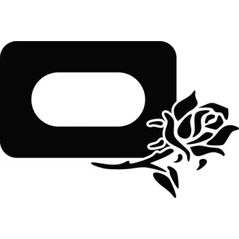 Samolepící dekorace Nálepka na vypínač světla Drukant růže 29x19 cm