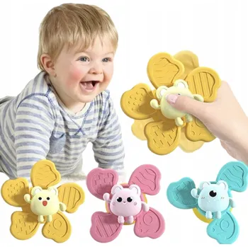 Senzorická Hračka hračka do koupele Přísavka spinner Fidget