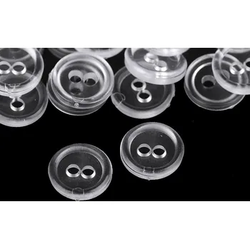 Knoflík Knoflík košilový velikost 18" Varianta: 5 (431) transparent, Balení: 100 ks