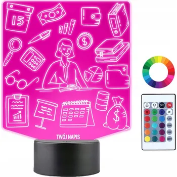 Lampička Plexido vícebarevná Noční lampa