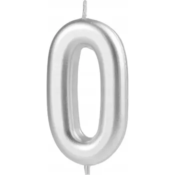 Dortová svíčka Id_3020 ČÍSLICE SVÍČKY 0 ČÍSLO SVÍČKY DORT NULA NIC NAROZENINY