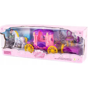 Figurka KOČÁR PRO PRINCEZNU + FIGURKA Pohádková Sada