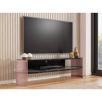 Televizní stolek TV stolek Zinzit Ember, Barva: měděná / černá pietra grigia MIRJAN 5903211392863