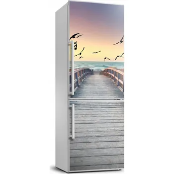 Fototapeta Samolepící Samolepka na ledničku s cestou k pláži