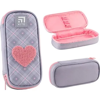 Penál Penál školní penál pro dívku se srdíčkem Kite