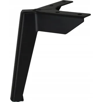 Nábytková noha patka pro postel, pohovku, gauč, skříňku ČERNÁ matná V150 silná SL028