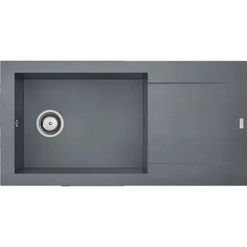 Nerezový dřez Carea Vestavný dřez Dukkah, 980 × 500 × 200 mm, šedý, CAREAgranit 3512342840475