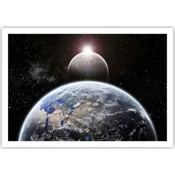 Obraz Plakát na zeď bez rámu 100x70 kosmos obraz plakáty do obývacího pokoje ložnice