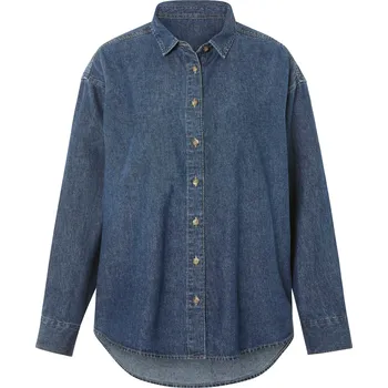 Dámská košile esmara® Dámská džínová košile (modrá, 38)