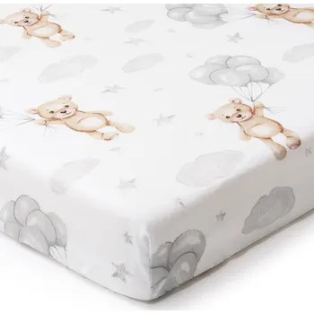 Prostěradlo PROSTĚRADLO S Gumou Bavlněné DO POSTÝLKY 140x70cm JUKKI