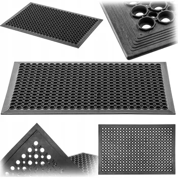 Rohožka ROHOŽKA PŘED DVEŘE VSTUPNÍ ČISTICÍ ZÓNA UNIVERZÁLNÍ 60x90cm S NÁJEZDEM