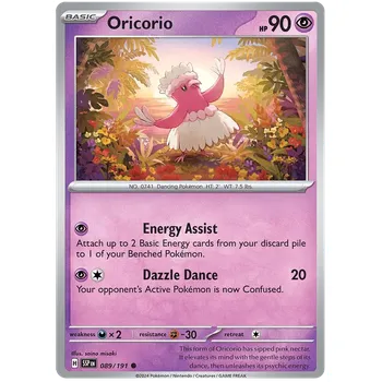 Karetní hra Pokémon TCG Oricorio 089/191