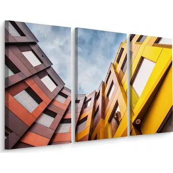 Obraz Obraz Triptych Barevná ARCHITEKTURA Nebe 60x40