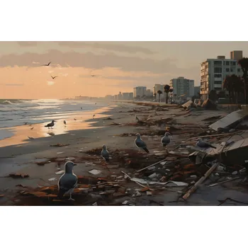 Plakát Plakát Rackové po bouři bez rámu 91,5 x 61 cm