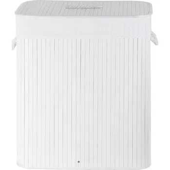 Koš na prádlo Koš na prádlo bambusový bílý