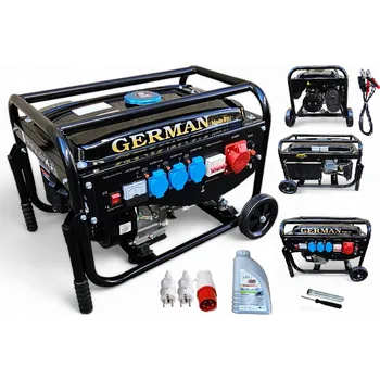 Elektrocentrála Přenosná elektrocentrála třífázová Germann 3500 W benzínová