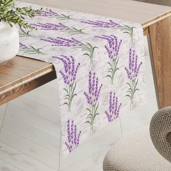 ubrus Dekorační běhoun na stůl PML-033 Provence levandule 20x160 cm