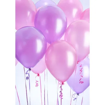 Obraz Plakát Růžové balónky bez rámu 42 x 59,4 cm