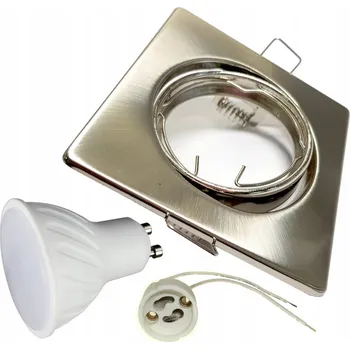 Stropní svítidlo zapuštěné LED-ONE 4 W GU10 stříbrné