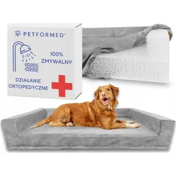 Pelíšek pro psa Petformed ortopedické pelíšek pro psa, šedý, 120 cm x 71 cm