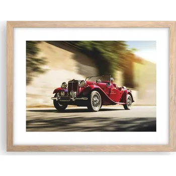 Obraz Obraz plakát v rámu světlý dub do obýváku 40x30 auto foto na zeď