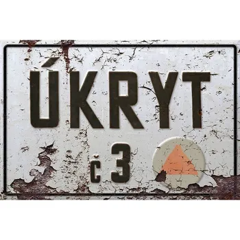 Obraz Cedule Úkryt 3