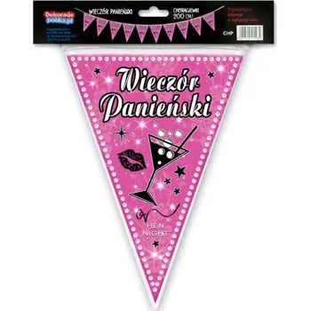 Girlanda vlaječky Rozlučka Se Svobodou 2 m DEKORACE