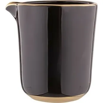 Konvička na mléko Altom Porcelánová mlékovka Palazzo milk 250 ml, černá