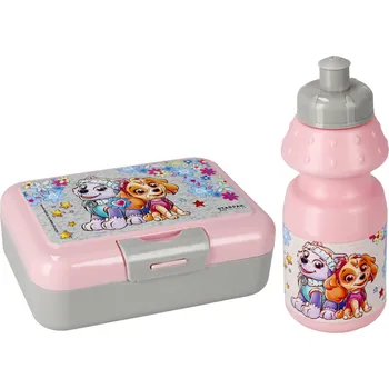 Svačinový box Sada lahví lahev na pití a svačinový box boxu Tlapková patrola Tlapková patrola 400 ml