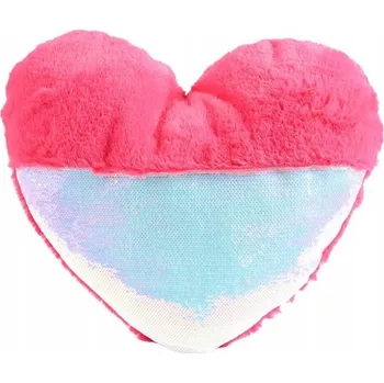 Polštář RŮŽOVÝ POLŠTÁŘ SRDCE DÁREK NA VALENTÝNA DEKORACE DOMU LOŽNICE