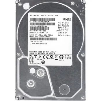 Interní pevný disk HITACHI 1TB 7.2K 32MB SATA III 3.5" HDS721010CLA632 - Pevný disk 3,5" 1TB