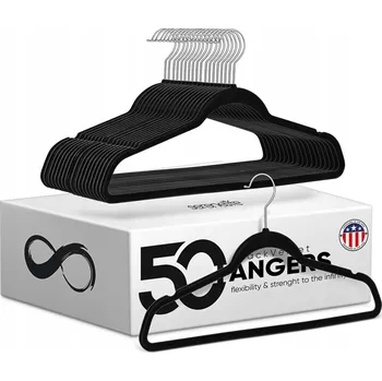 Věšák Šatní ramínko SereneLife černý