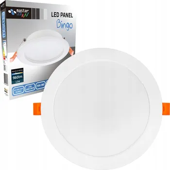 Stropní vestavné svítidlo Masterled 12 W LED bílá neutrální