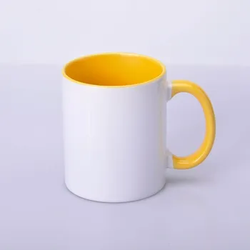 Hrneček Unisub pro sublimaci 330 ml bílo-žlutý keramický