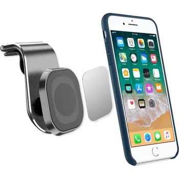 MAGNETICKÝ DRŽÁK DO AUTA DO VĚTRACÍ MŘÍŽKY HLINÍKOVÝ NA TELEFON