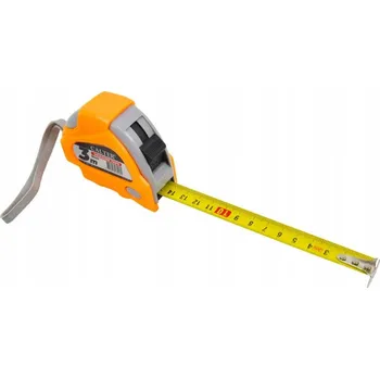 metr Svinovací metr 3 m x 16 mm, oranžovo-šedý