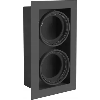 Stropní svítidlo zapuštěné GTV 50 W GU10 35 cm černé