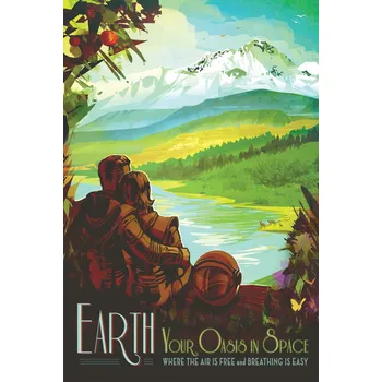 Obraz Plakát na zeď NASA bez rámu 84 x 125 cm